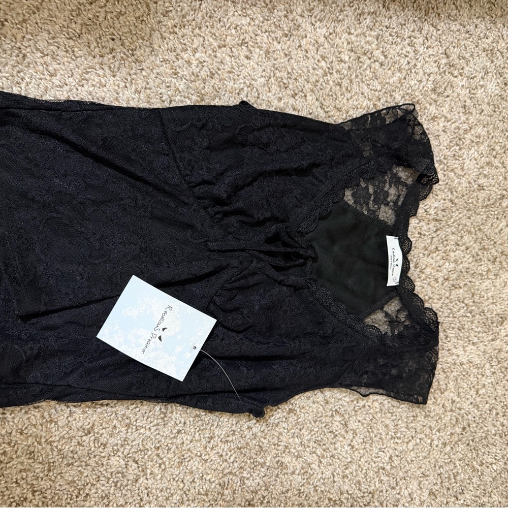 Flora Nikrooz Black Lace Chemise